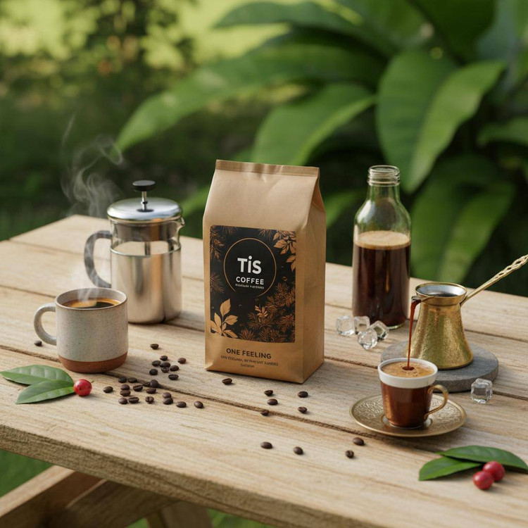 قهوه اسپرسو تازه تیس با ترکیبهای مختلف عربیکا و روبوستا در فضای کافیبار خانگی