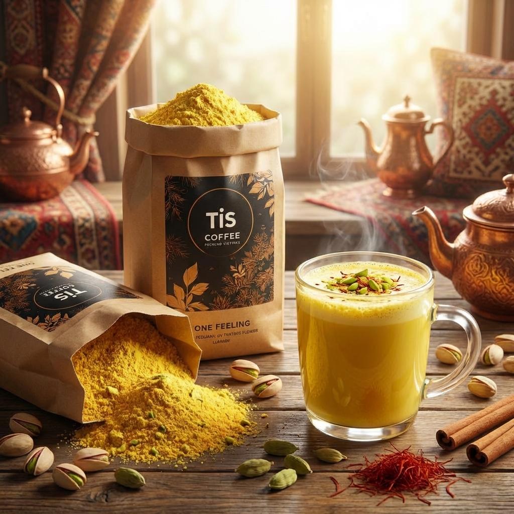 شیر پسته زعفرانی غلیظ | طعم واقعی پسته با خرید قسطی